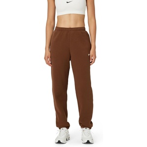 Nike Women’s Studio Fleece Mid-Rise Cuff Sweatpants(Cacao Wow/Sail)