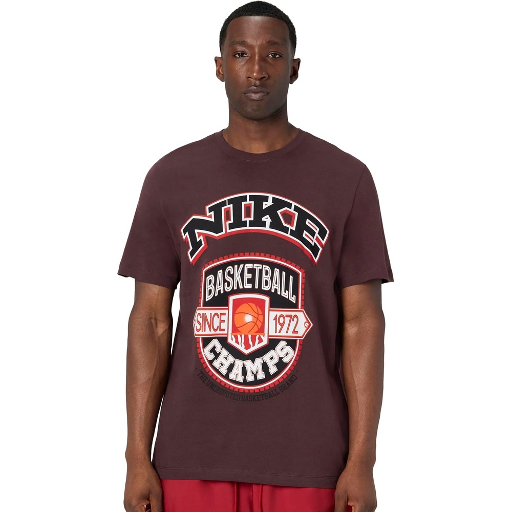 image:imageNike Mens Basketball TShirt Asbury ChampsBurgundy Crush
