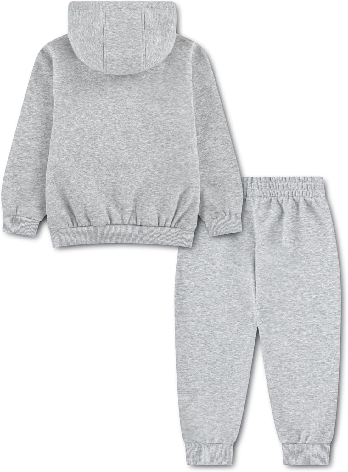 image:imageNike Kids Sportswear Club Fleece FullZip Hoodie and Joggers 2Piece Outfit SetDark Grey Heather