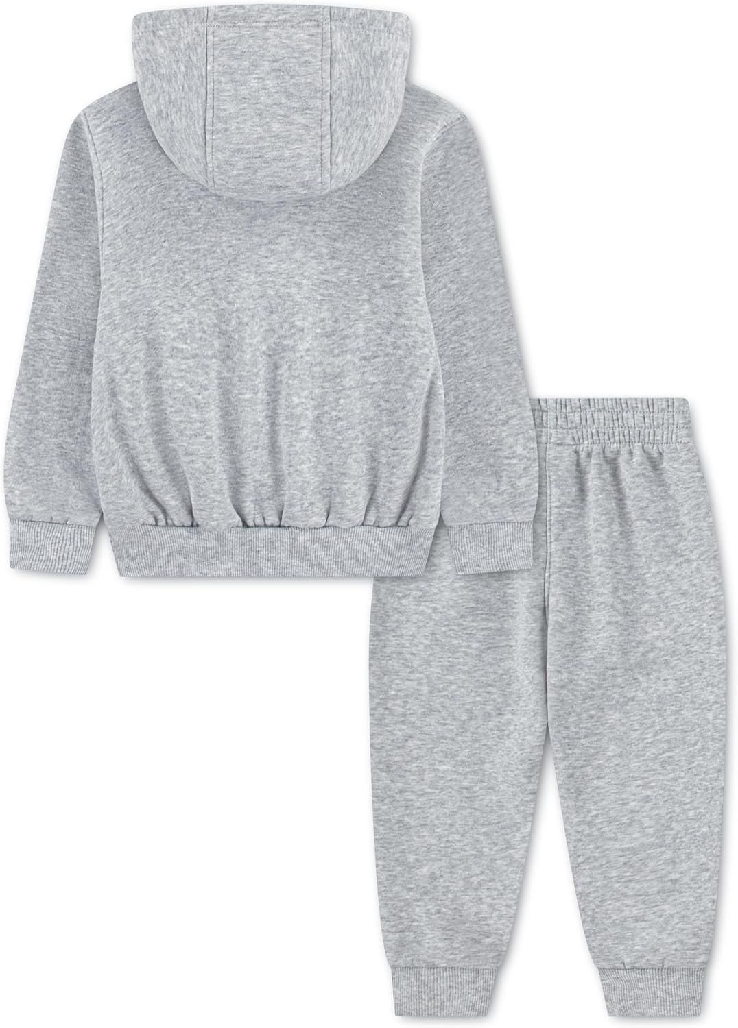 image:imageNike Kids Sportswear Club Fleece FullZip Hoodie and Joggers 2Piece Outfit SetDark Grey Heather