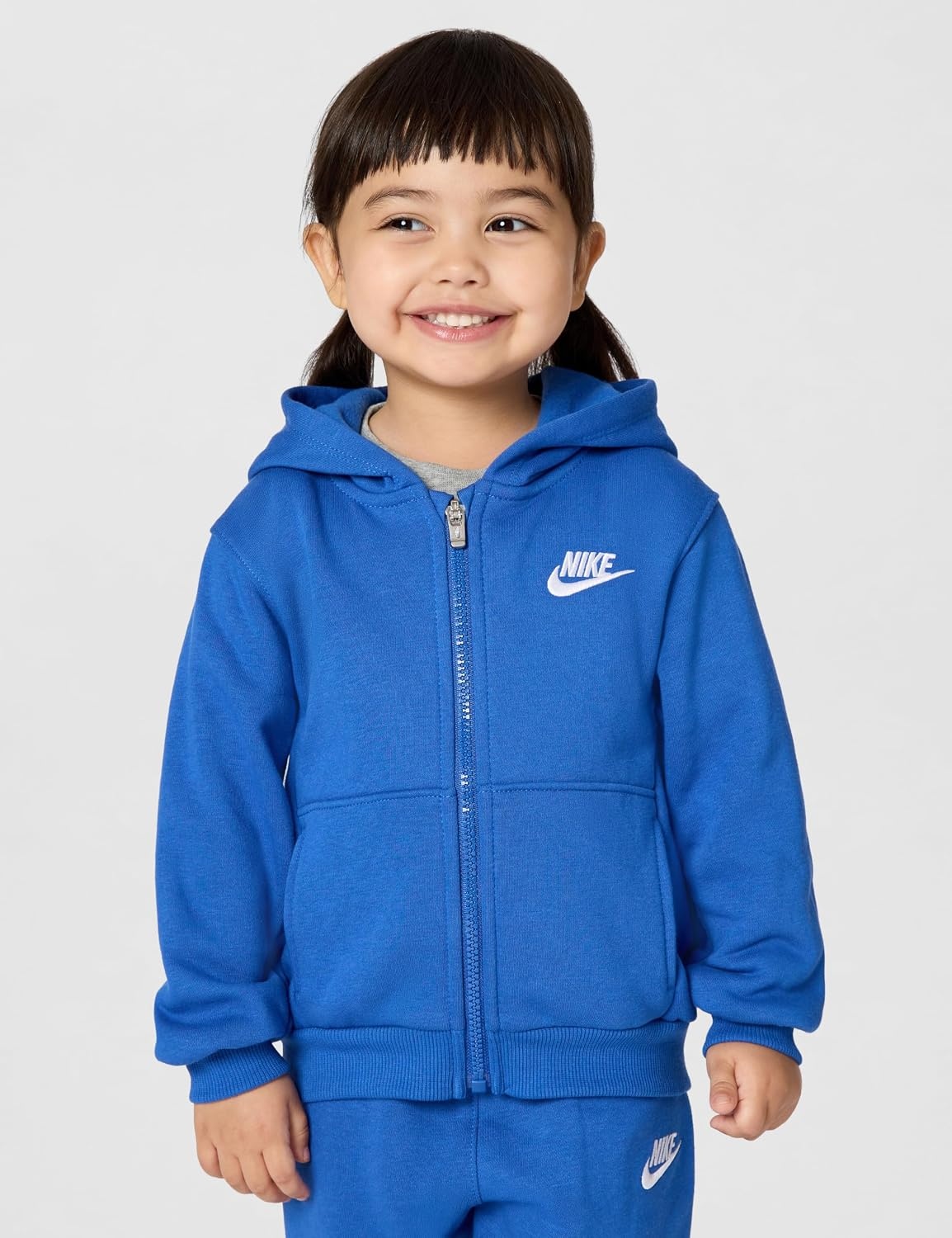 image:imageNike Kids Sportswear Club Fleece FullZip Hoodie and Joggers 2Piece Outfit SetGame Royal