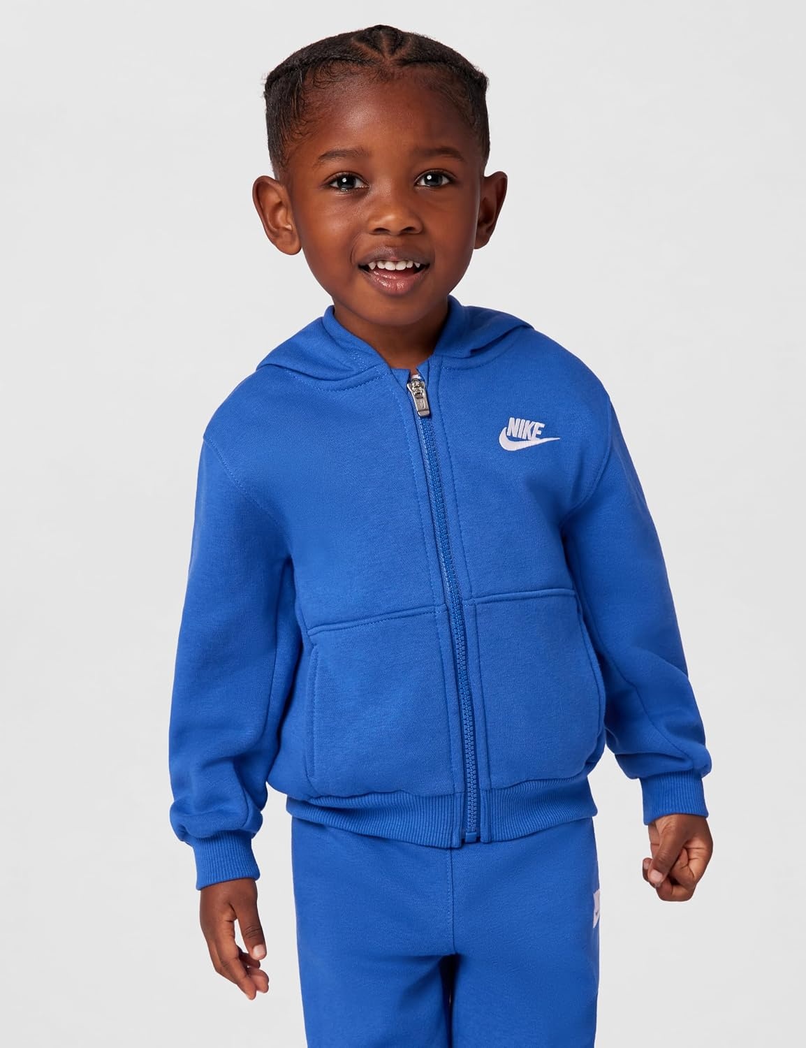 image:imageNike Kids Sportswear Club Fleece FullZip Hoodie and Joggers 2Piece Outfit SetGame Royal