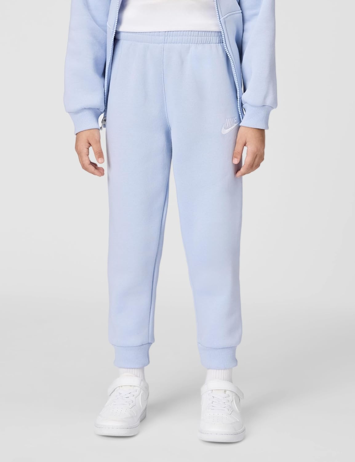 image:imageNike Kids Sportswear Club Fleece FullZip Hoodie and Joggers 2Piece Outfit SetGhost