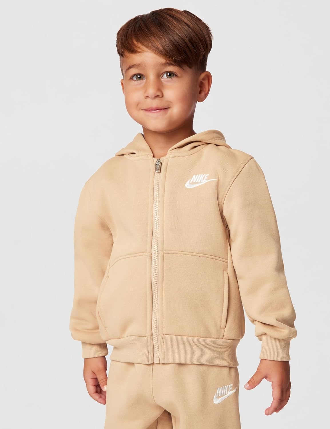 image:imageNike Kids Sportswear Club Fleece FullZip Hoodie and Joggers 2Piece Outfit SetHemp