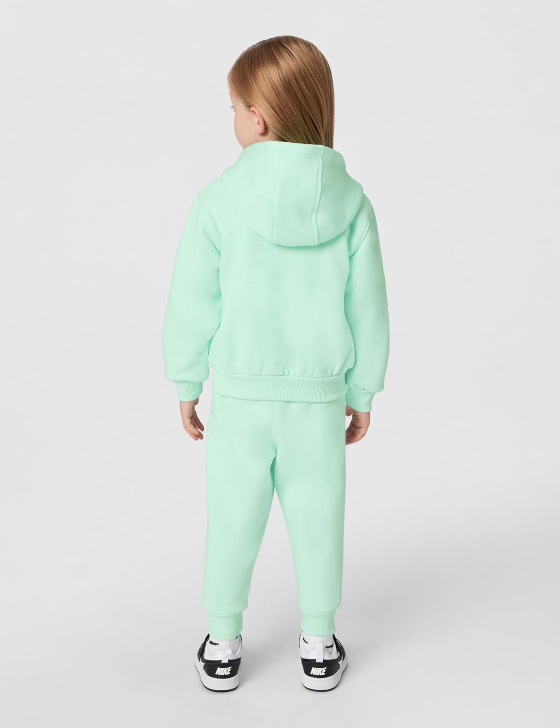 image:imageNike Kids Sportswear Club Fleece FullZip Hoodie and Joggers 2Piece Outfit SetMint Foam