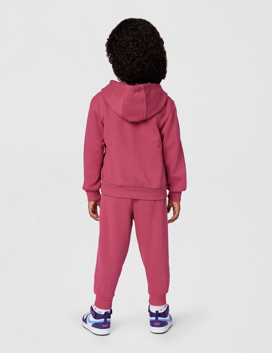 image:imageNike Kids Sportswear Club Fleece FullZip Hoodie and Joggers 2Piece Outfit SetSweet Beet