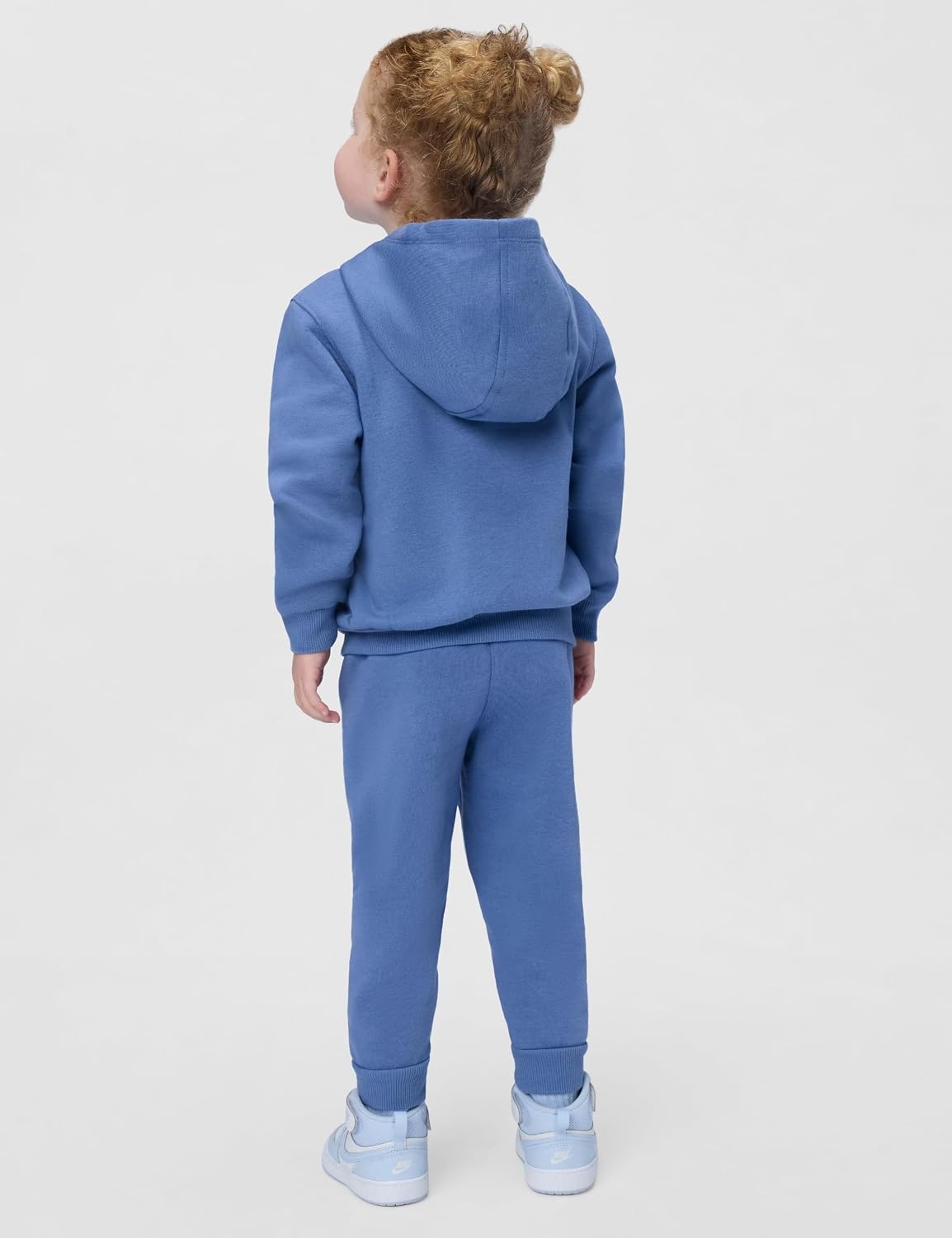 image:imageNike Kids Sportswear Club Fleece FullZip Hoodie and Joggers 2Piece Outfit SetWorld Indigo