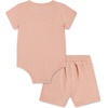 Nike Baby Waffle Knit Viscose Bodysuit and Short Set(Arctic Orange)