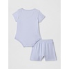 Nike Baby Waffle Knit Viscose Bodysuit and Short Set(Ghost)