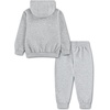 Nike Kids’ Sportswear Club Fleece Full-Zip Hoodie and Joggers 2-Piece Outfit Set(Dark Grey Heather)