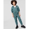 Nike Kids’ Sportswear Club Fleece Full-Zip Hoodie and Joggers 2-Piece Outfit Set(Mineral Slate)