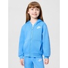 Nike Kids’ Sportswear Club Fleece Full-Zip Hoodie and Joggers 2-Piece Outfit Set(University Blue)