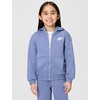 Nike Kids’ Sportswear Club Fleece Full-Zip Hoodie and Joggers 2-Piece Outfit Set(World Indigo)