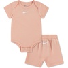 Nike Baby Waffle Knit Viscose Bodysuit and Short Set(Arctic Orange)