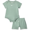 Nike Baby Waffle Knit Viscose Bodysuit and Short Set(Steam)