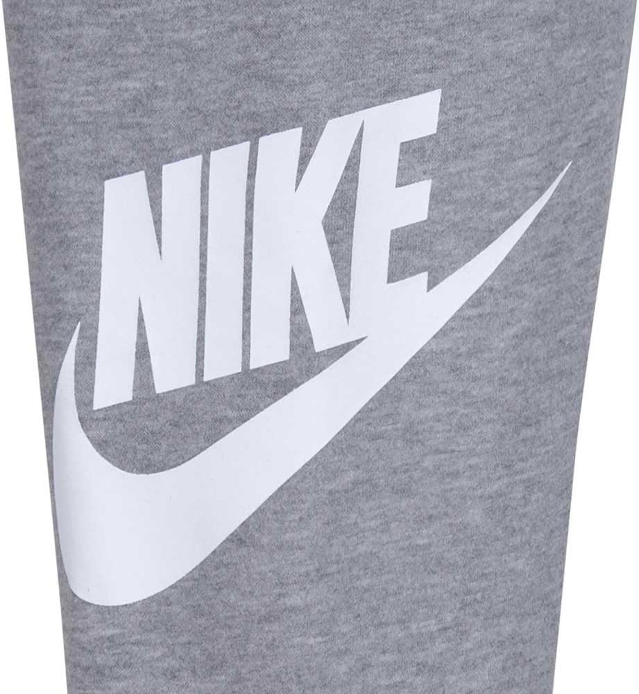 image:imageNike Kids Sportswear Club Fleece Pullover Hoodie and Joggers 2Piece Outfit Set Large Swoosh LogoDark Grey Heather