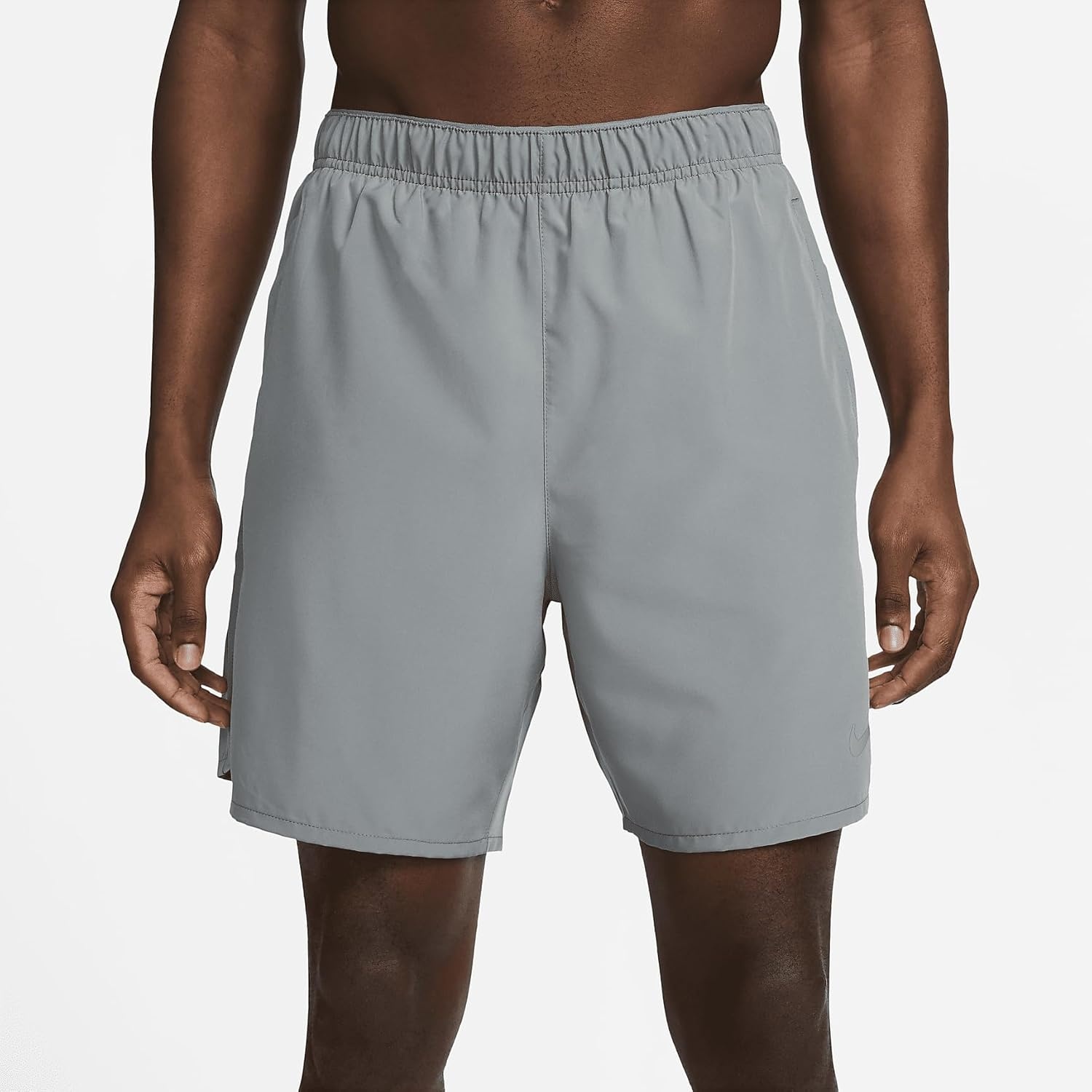 image:imageNike Mens Challenger DriFit 7 2in1 Running ShortsSmoke GreyDark Smoke GreyReflective Silver