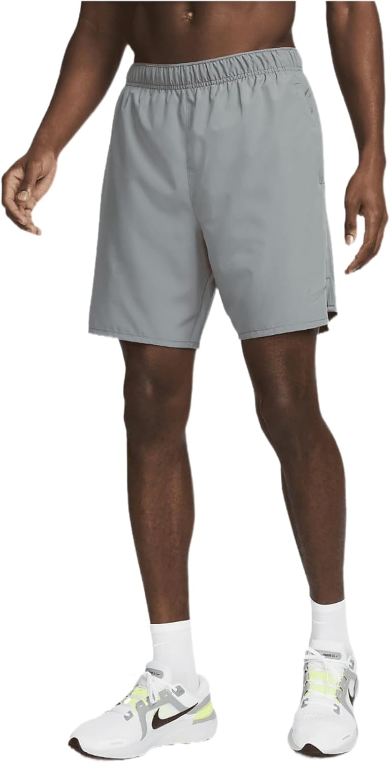 image:imageNike Mens Challenger DriFit 7 2in1 Running ShortsSmoke GreyDark Smoke GreyReflective Silver