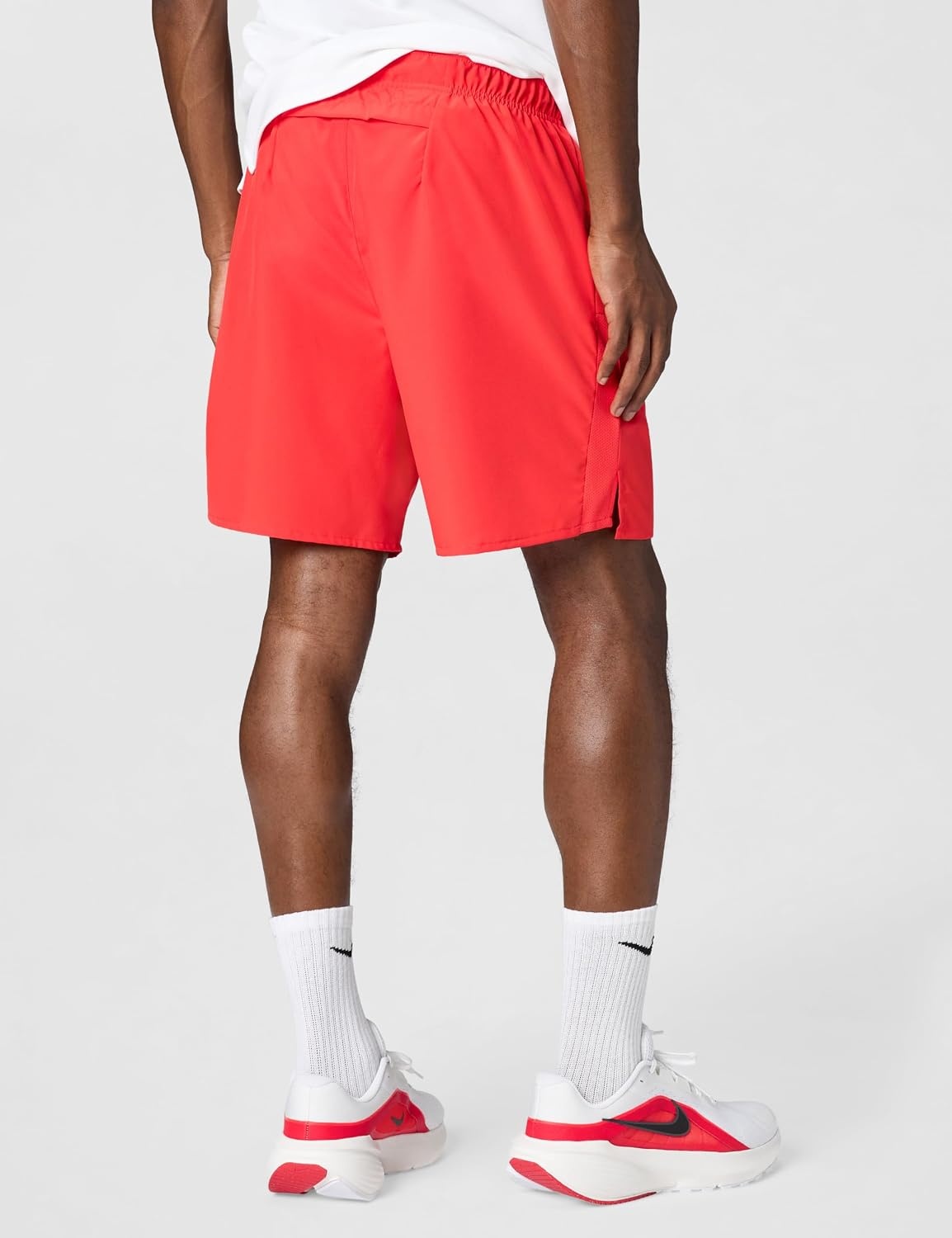 image:imageNike Mens Challenger DriFit 7 BriefLined Running ShortsLight CrimsonLight CrimsonReflective Silver