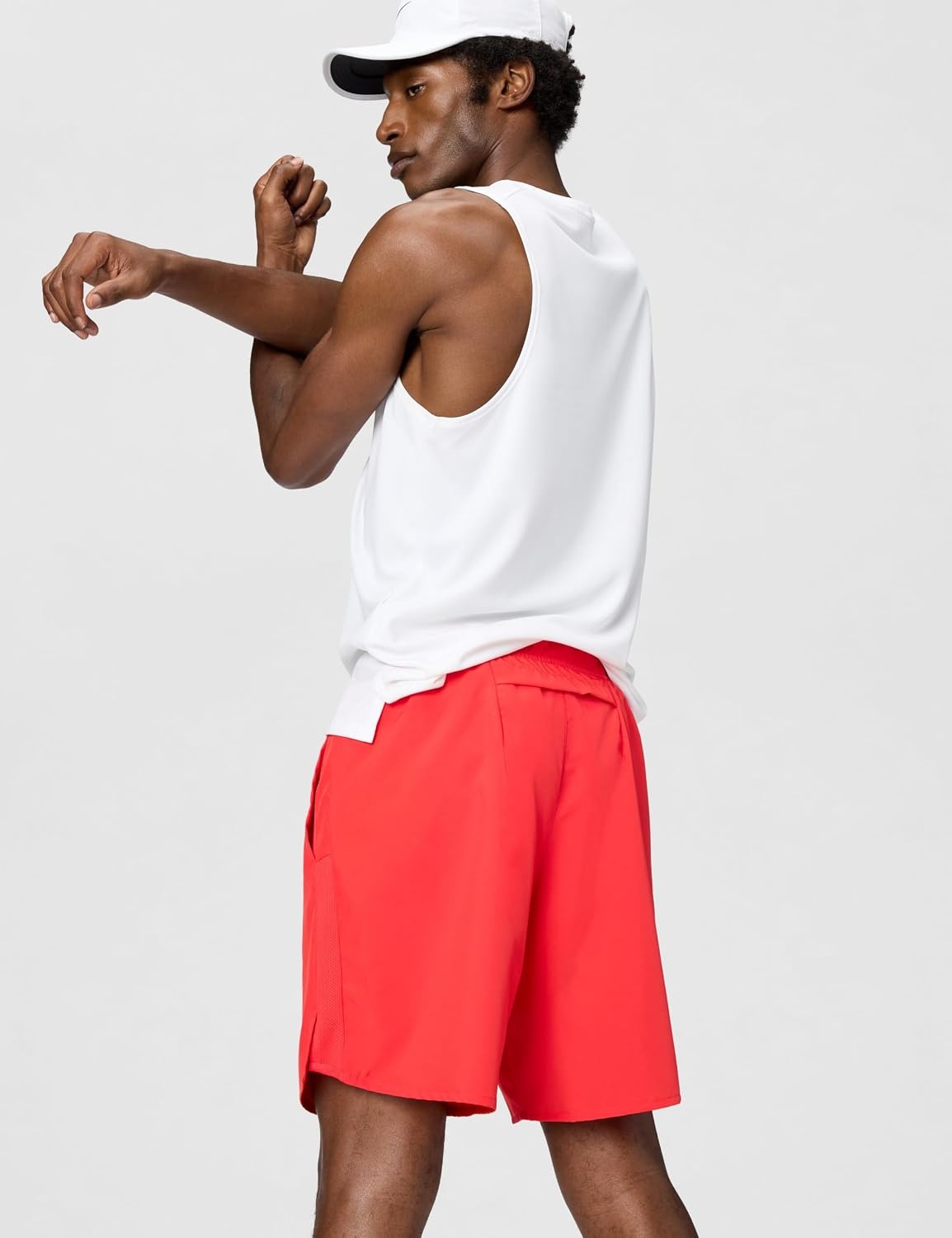 image:imageNike Mens Challenger DriFit 7 BriefLined Running ShortsLight CrimsonLight CrimsonReflective Silver