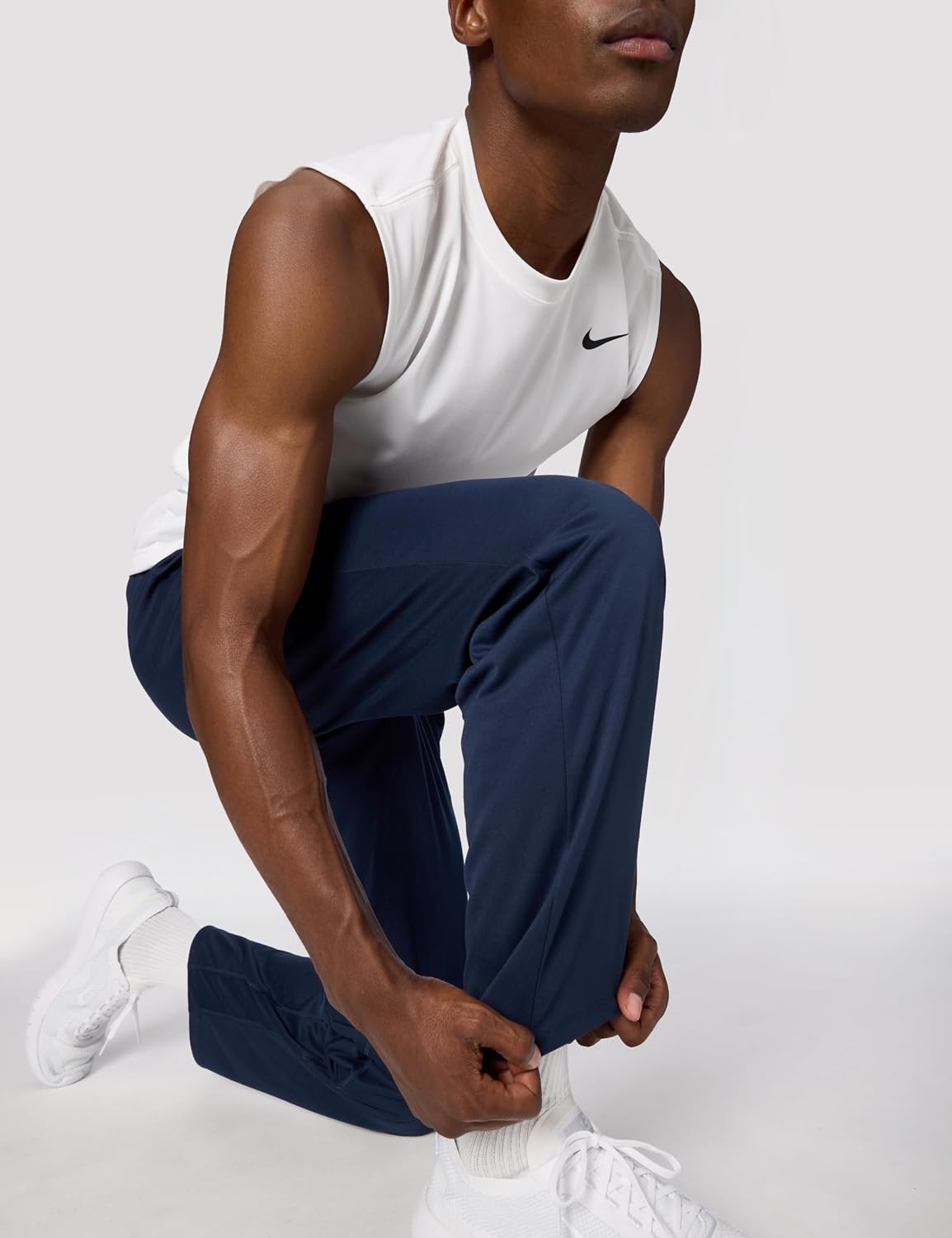 image:imageNike Mens Totality DriFIT Open Hem Versatile PantsObsidianBlack