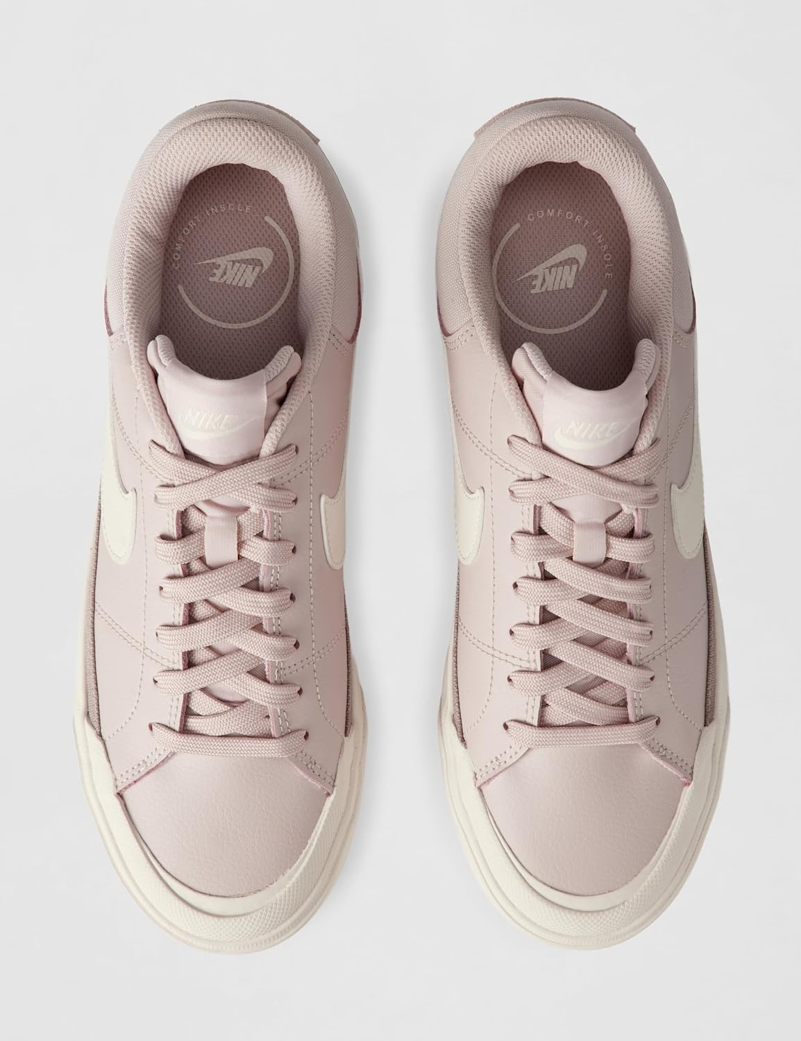image:imageNike Womens Court Legacy Lift ShoesSilt RedPale IvoryMalt