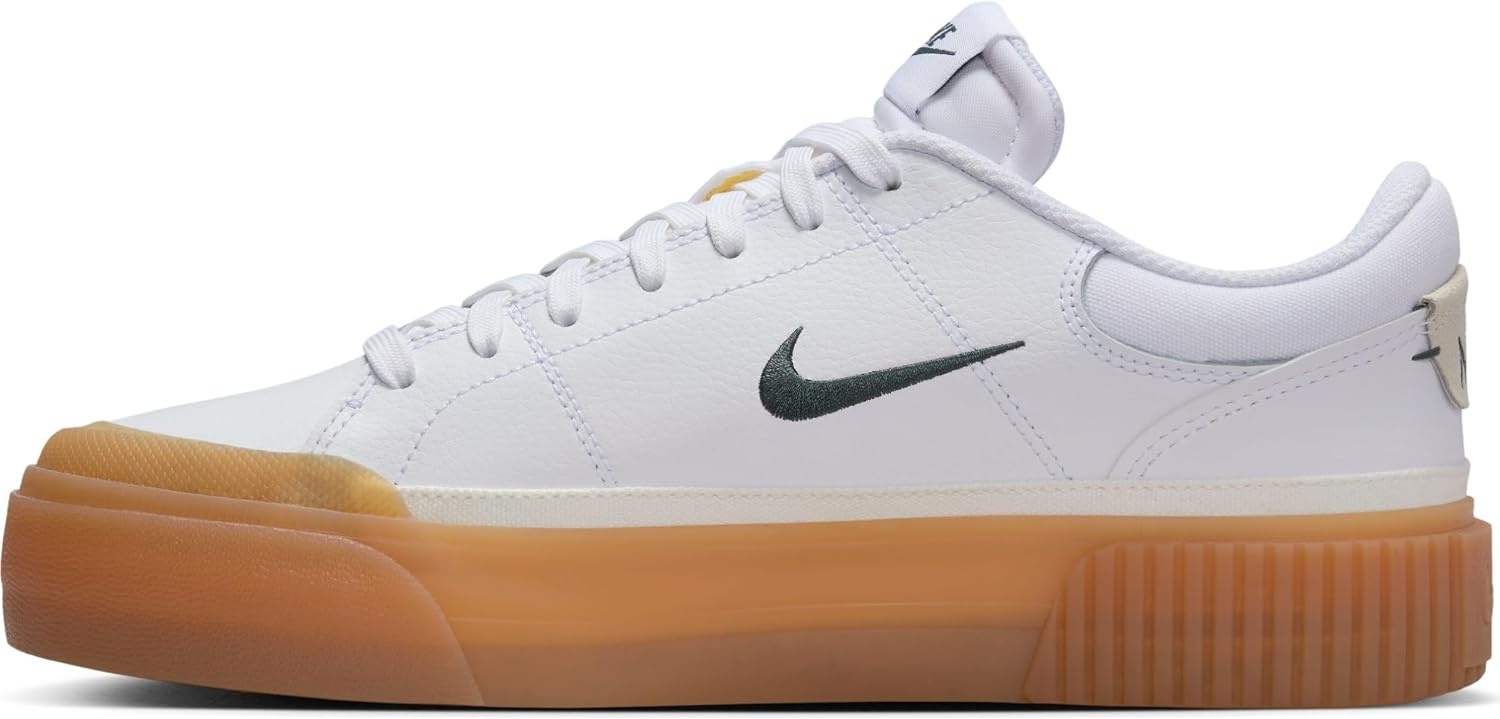 image:imageNike Womens Court Legacy Lift ShoesWhite Vintage Green Gum Yellow Sail