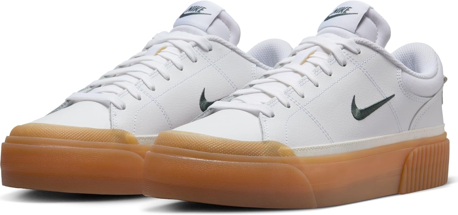 image:imageNike Womens Court Legacy Lift ShoesWhite Vintage Green Gum Yellow Sail