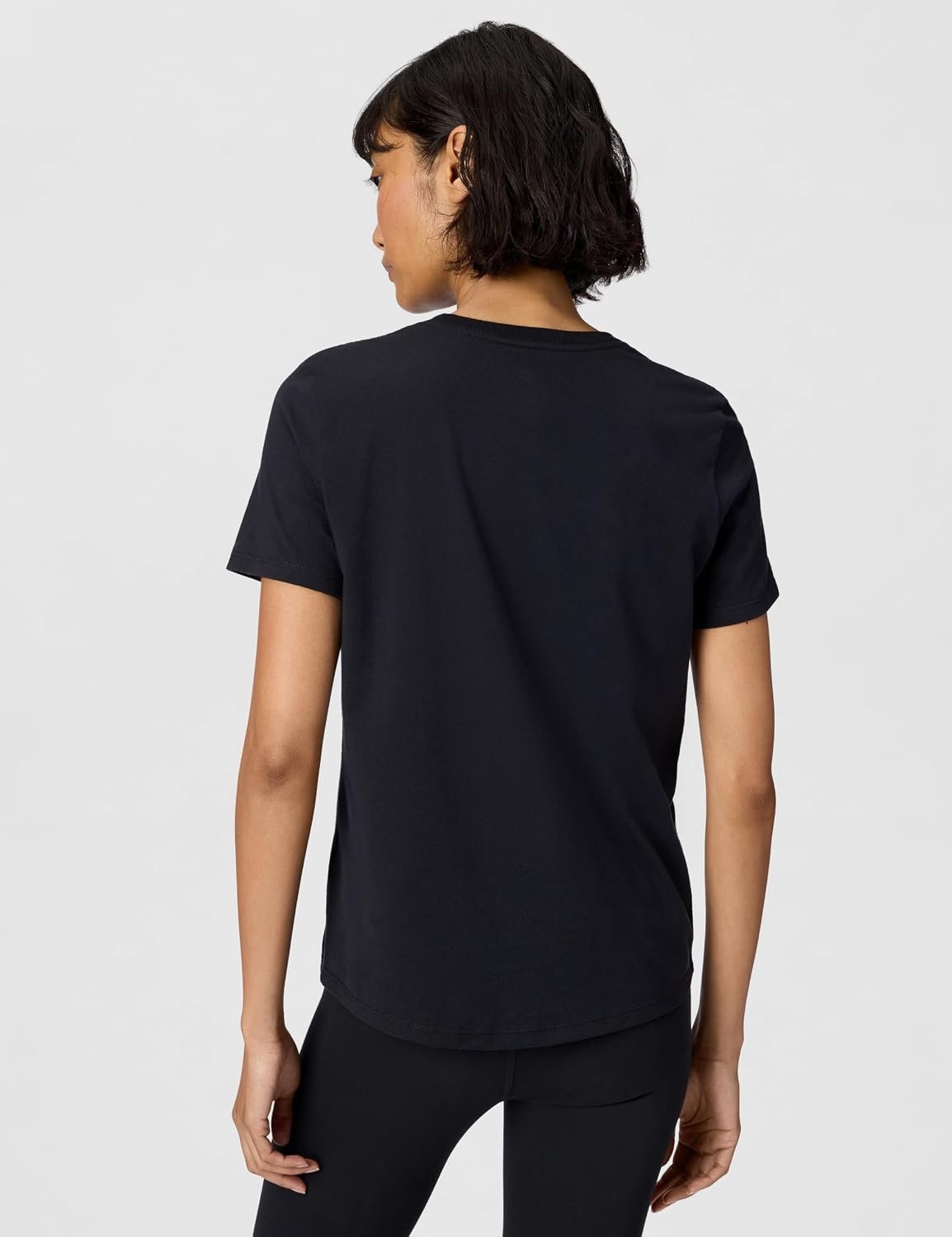 image:imageNike Womens Sportswear Essentials Logo TShirtBlackWhite