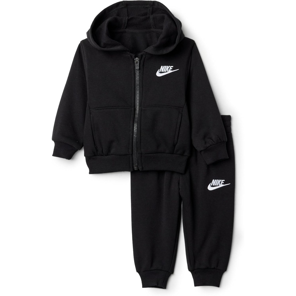 image:imageNike Baby Sportswear Club Fleece FullZip Hoodie and Joggers 2Piece Outfit SetBlack