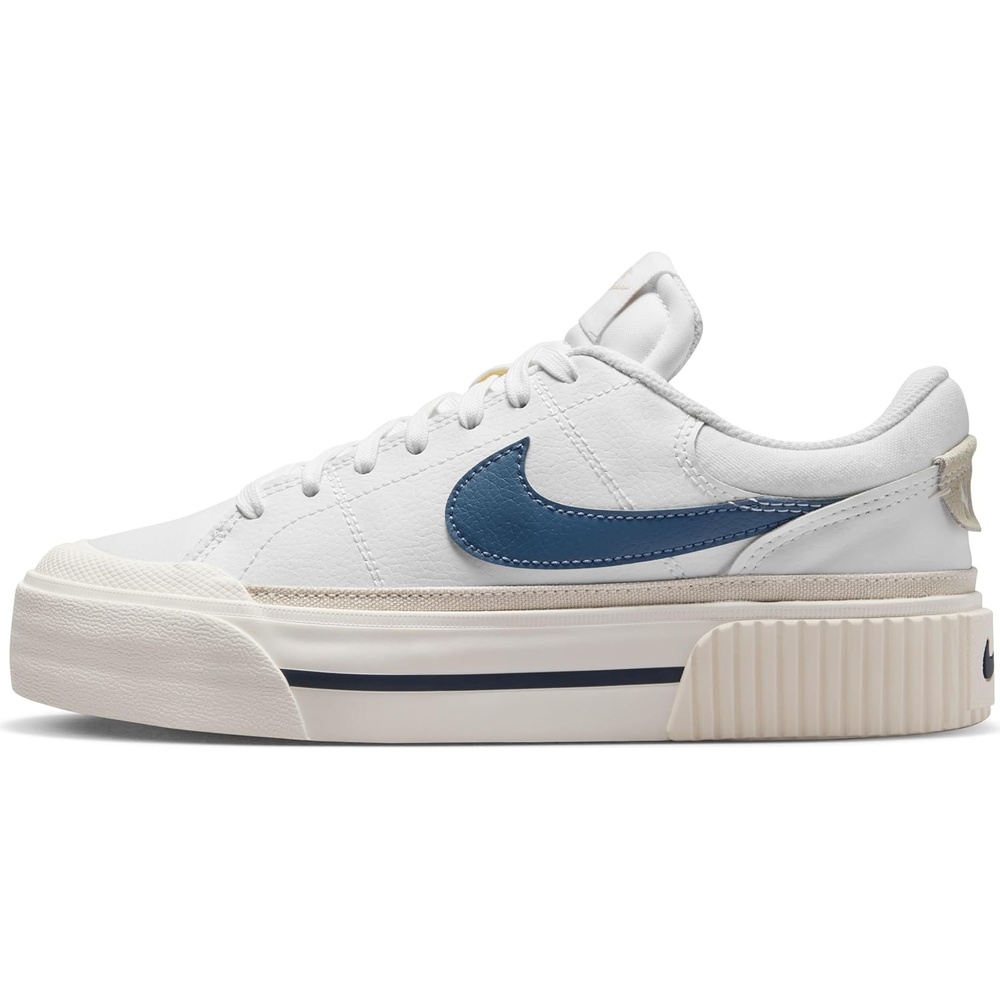 image:imageNike Womens Court Legacy Lift ShoesWhite Diffused Blue Light Orewood Brown Sail