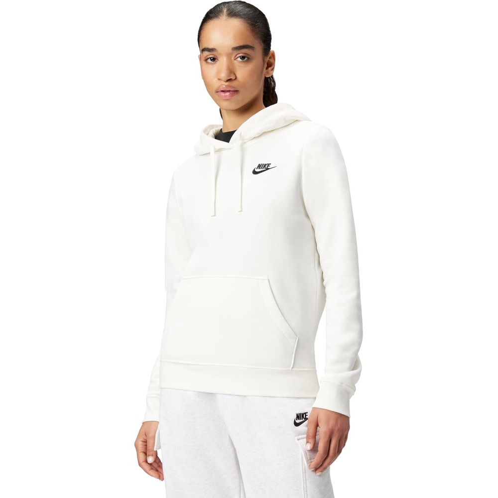image:imageNike Womens Sportswear Club Fleece Pullover HoodieSailBlack
