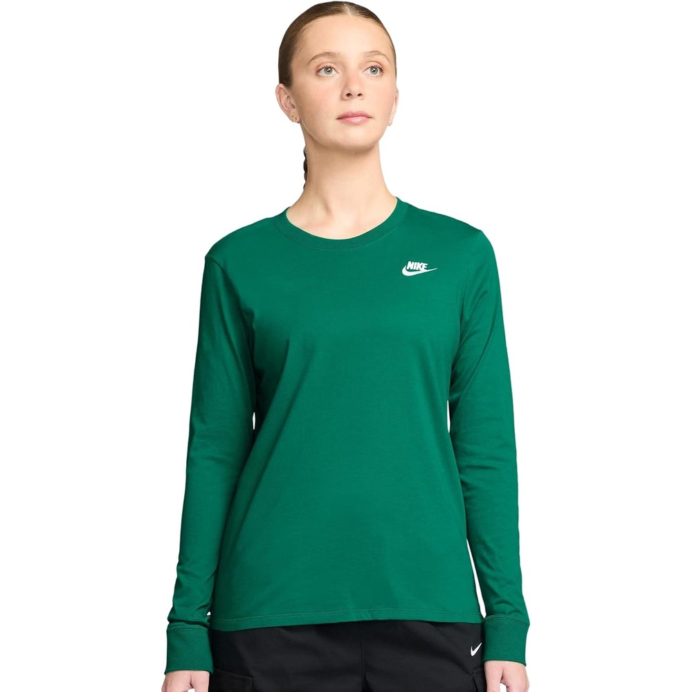 image:imageNike Womens Sportswear Club LongSleeve TShirtMalachite