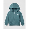 Nike Baby Sportswear Club Fleece Full-Zip Hoodie and Joggers 2-Piece Outfit Set(Mineral Slate)