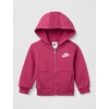 Nike Baby Sportswear Club Fleece Full-Zip Hoodie and Joggers 2-Piece Outfit Set(Sweet Beet)