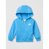 Nike Baby Sportswear Club Fleece Full-Zip Hoodie and Joggers 2-Piece Outfit Set(University Blue)