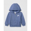 Nike Baby Sportswear Club Fleece Full-Zip Hoodie and Joggers 2-Piece Outfit Set(World Indigo)