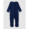 Nike Baby Waffle Knit Viscose Footed Coverall(Midnight Navy)