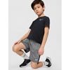 Nike Boys’ Dri-FIT Heathered Shorts(Black Heather)