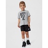 Nike Boys’ Dri-FIT Just Do It T-Shirt and Mesh Shorts 2-Piece Outfit Set(Dark Smoke Grey/Black)