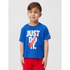 Nike Boys’ Dri-FIT Just Do It T-Shirt and Mesh Shorts 2-Piece Outfit Set(University Red/Black)