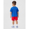 Nike Boys’ Dri-FIT Just Do It T-Shirt and Mesh Shorts 2-Piece Outfit Set(University Red/Black)