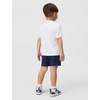 Nike Boys’ Dri-FIT Just Do It T-Shirt and Mesh Shorts 2-Piece Outfit Set(White/Midnight Navy)