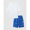 Nike Boys’ Nike Swim Big Kids’ Dri-FIT UV Short Sleeve Top(White)