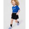 Nike Girls’ Dri-FIT Dash Elastic Waistband Shorts(Black/White)