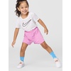 Nike Girls’ Dri-FIT Dash Elastic Waistband Shorts(Light Magenta)