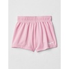 Nike Girls’ Graphic T-Shirt and Mesh Shorts 2-Piece Outfit Set(White/Medium Soft Pink)