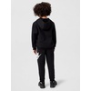 Nike Kids’ Sportswear Club Fleece Pullover Hoodie and Joggers 2-Piece Outfit Set (Large Swoosh Logo)(Black)