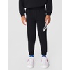 Nike Kids’ Sportswear Club Fleece Pullover Hoodie and Joggers 2-Piece Outfit Set (Large Swoosh Logo)(Black/Metallic Gold)