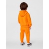 Nike Kids’ Sportswear Club Fleece Pullover Hoodie and Joggers 2-Piece Outfit Set (Large Swoosh Logo)(Bright Ceramic Orange)